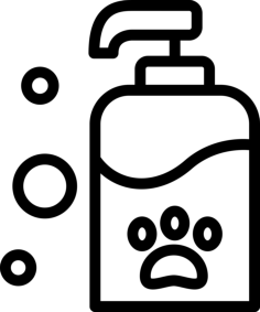 Pet Lotion Sticker Outline Svg File, Free Vectors File